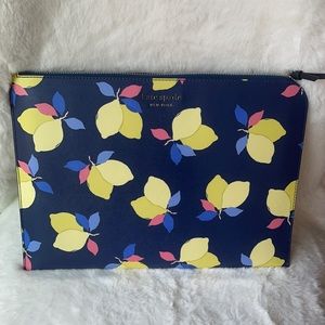 NWT Kate Spade lemon zest laptop case